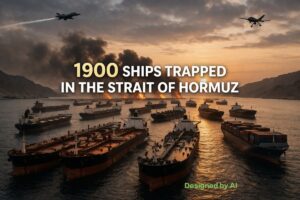 Ships Trapped in the Strait of Hormuz