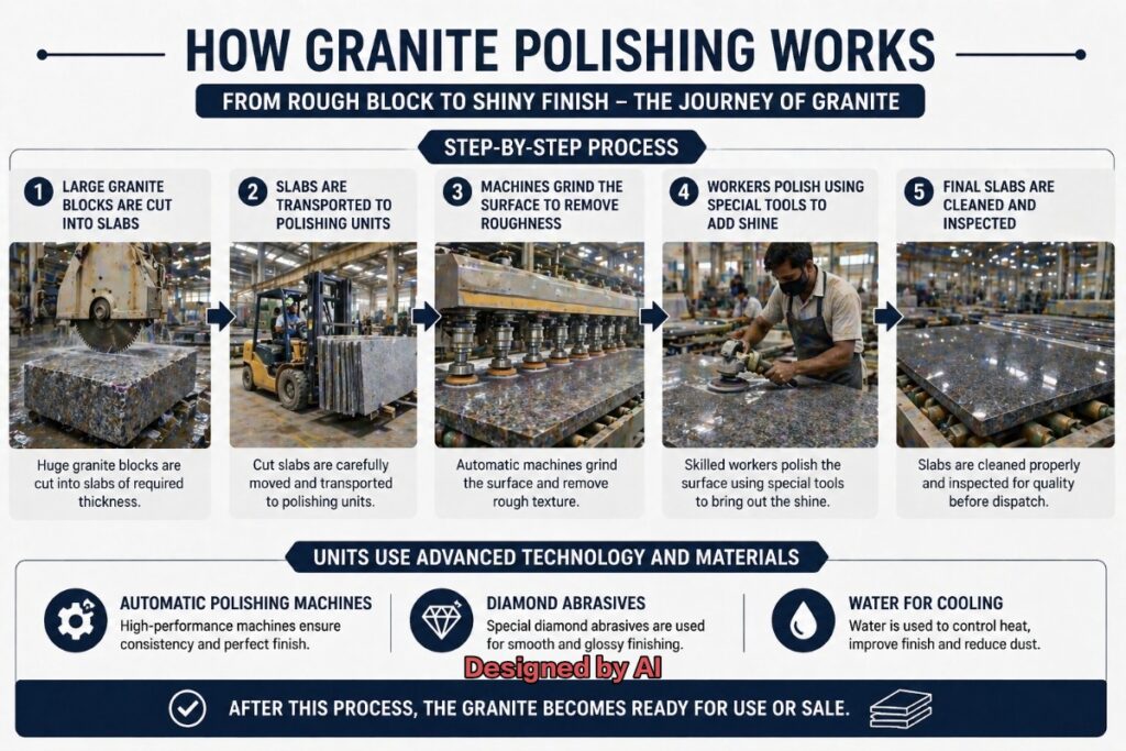 How Granite Polishing Works