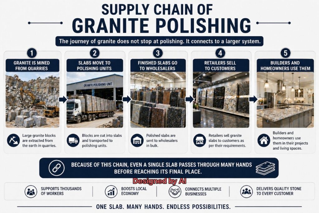 Supply Chain of Granite Polishing