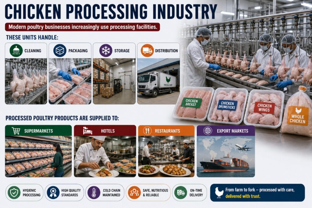 Chicken processing industry