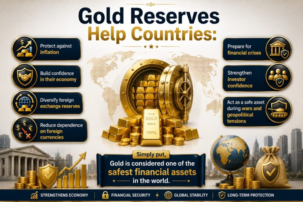 Gold Reserves Help Countries