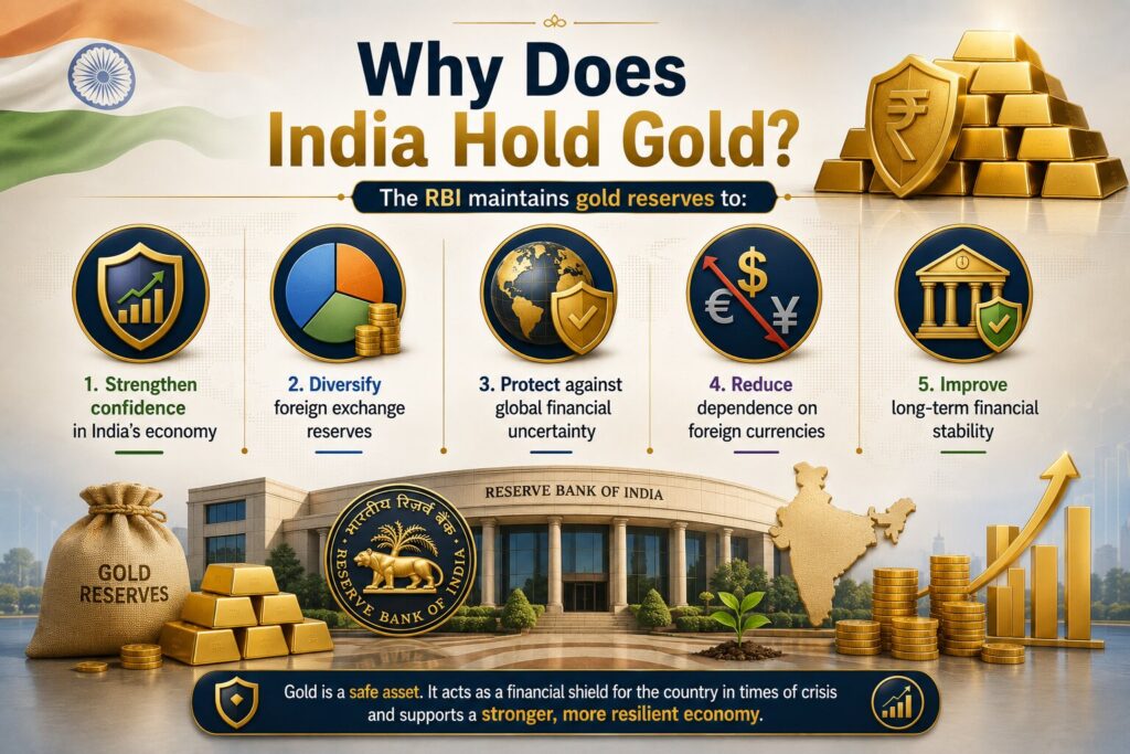Why does India Hold Gold