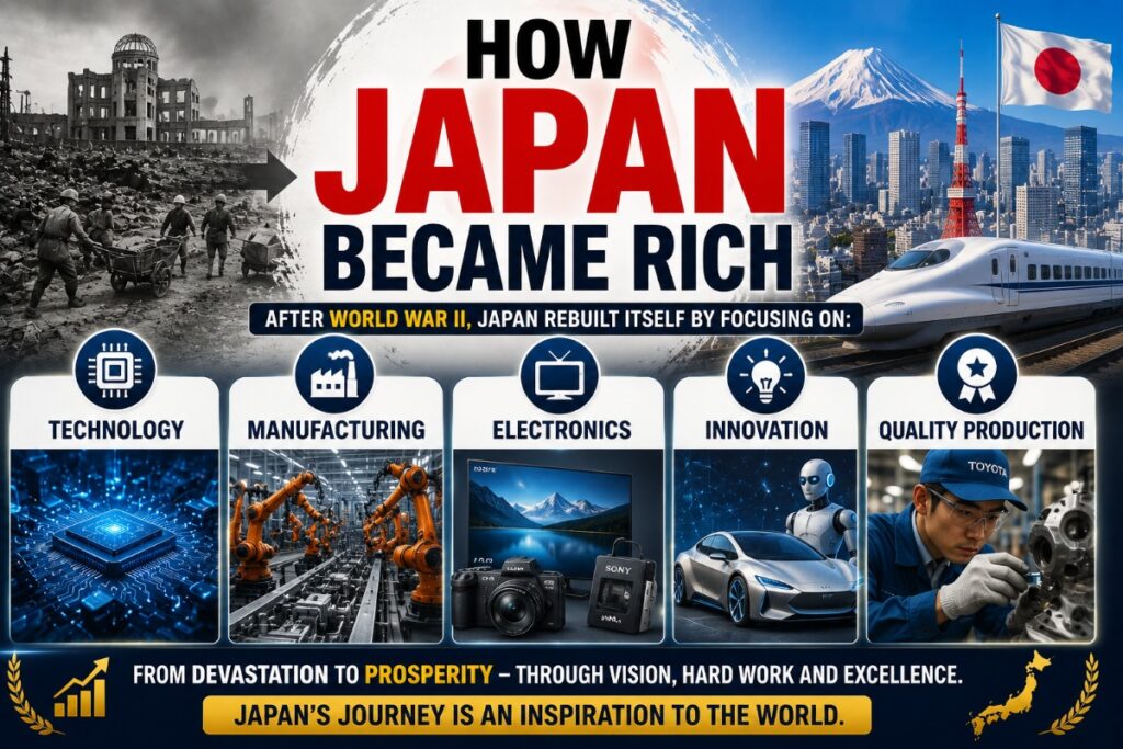 How Japan became rich